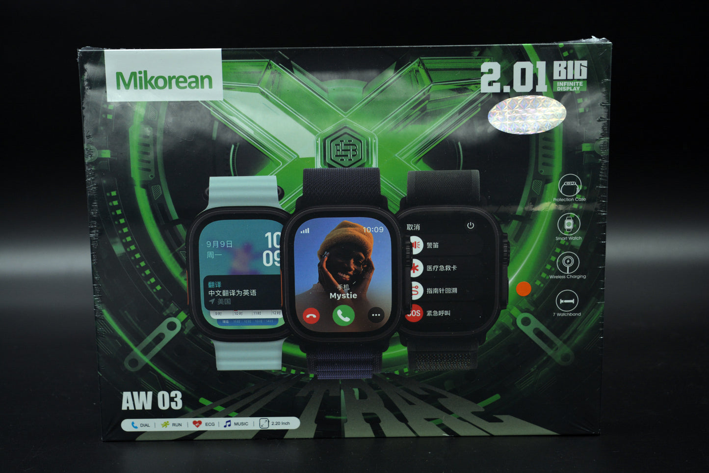 Smartwatch Mikorean AW03 – Pantalla Gran