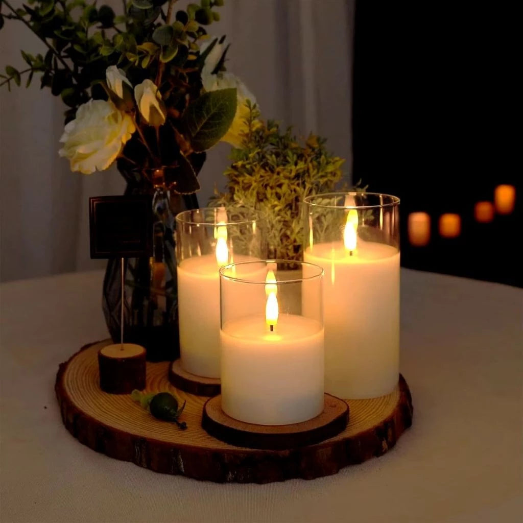 Velas Decorativas Juego x3 SIN LLAMA